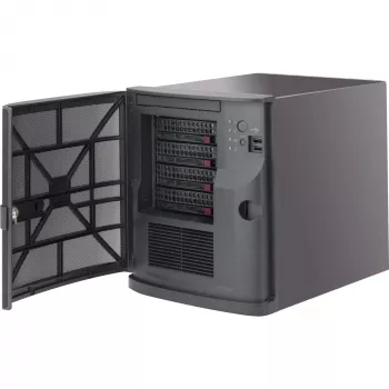 Supermicro SC721 TQ-350B - tornikotelo - Mini-ITX 350 W (ATX) - musta - USB (CSE-721TQ-350B)