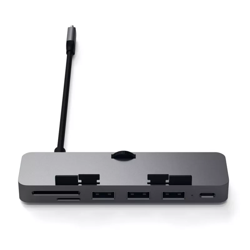 Satechi ST-TCIMHM kannettavan telakka/porttitoistin USB 3.2 Gen 1 (3.1 Gen 1) Type-C harmaa