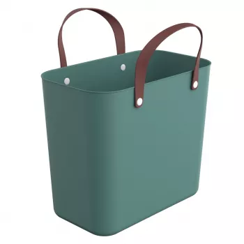 Kassi rotho Albula vihreä 25 l kierrätysmuovi, 340×235×400 mm, maks. kuormitus 40 kg