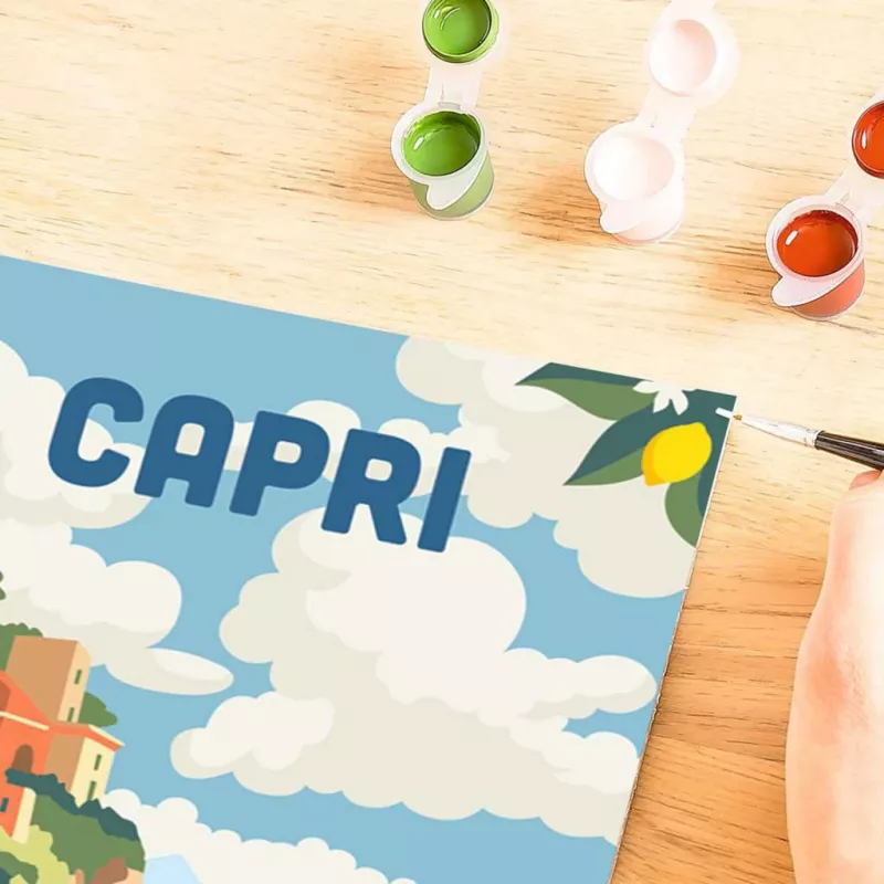 Maalaussarja Ravensburger CreArt Capri – kankaalle maalattava sarja Ravensburgerilta