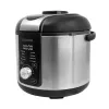 Riisinkeitin GASTROBACK Rice Control Low Carb & Steam, 3 l, 450 W, musta/ruostumaton teräs