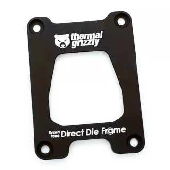Thermal Grizzly Ryzen 7000 Direct Die Frame | Thermal Grizzly | Ryzen 7000 Direct Die Frame | musta | N/A