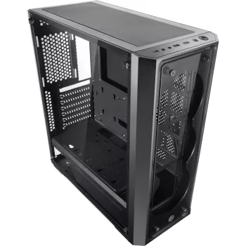 RAIJINTEK PONOS TG4 - pöytäkone - PC - SPCC - musta - ATX - EATX - EEB - micro ATX - Mini-ATX - pelaaminen