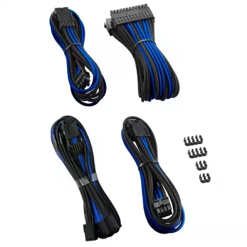 CableMod PRO ModMesh 12VHPWR kaapelinjatkosarja musta/sininen — 12VHPWR GPU virtalähteen jatkokaapeli