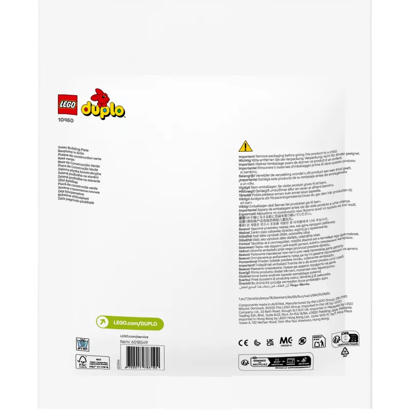 LEGO DUPLO 10460 Vihreä rakennuslevy