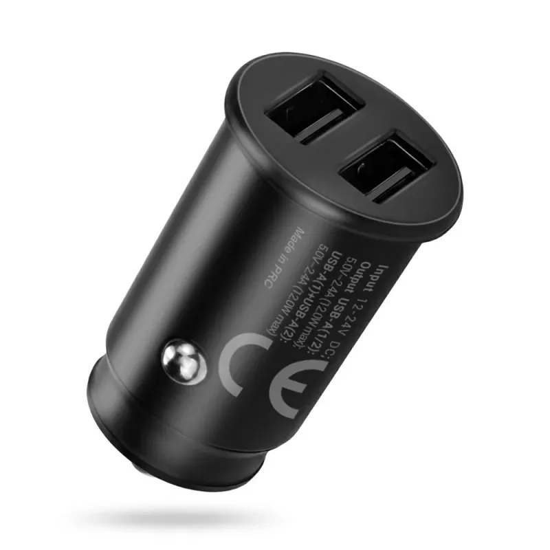 everActive CC-25C autolaturi, 2x USB 12 W, USB-C-kaapelilla