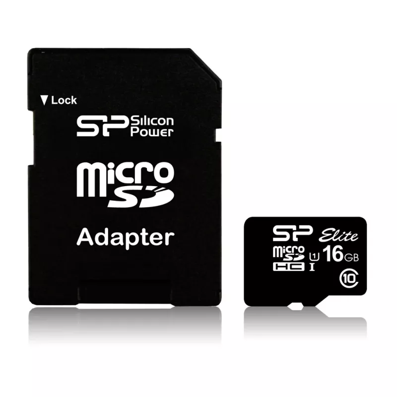 Silicon Power Elite muistikortti 16 GB MicroSDHC Class 10 UHS-I