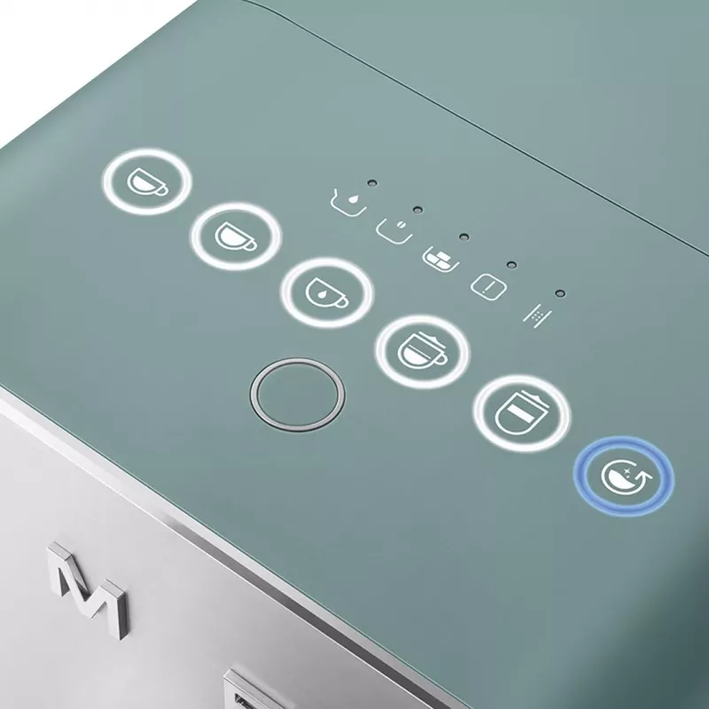 Smeg Collection espressokeitin BCC13EGMEU smaragdinvihreä