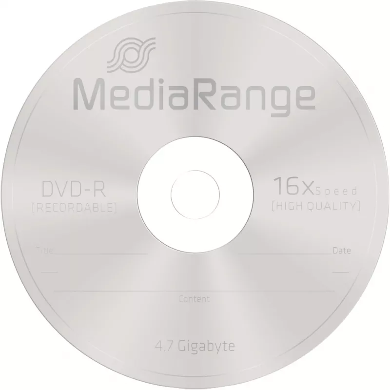 MediaRange MR442 DVD-aihiot 4,7 GB DVD-R 100 kpl