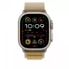 Ranneke Apple 49mm Tan Alpine Loop Large Natural Titanium Finish