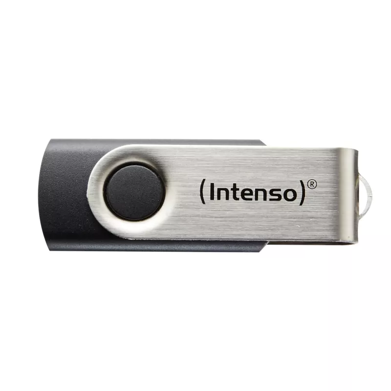USB-muistitikku Intenso 32GB USB Type-A 2.0 musta hopea