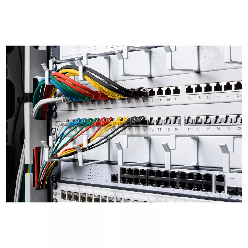 Verkkopatchkaapeli DIGITUS CAT6 U-UTP ohut, 2 m, sininen — 10 kpl:n pakkaus