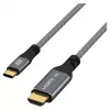 EFB Elektronik USB-C–HDMI-kaapeli 4K30Hz harmaa - Kaapeli - Digitaalinen/data (USB-HDMI-00001)