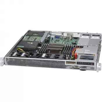 Super Micro Supermicro SC514 R407W - rack - rack-asennettava - 1U - SATA/SAS - ei hot-swap 400 W (CSE-514-R407W)