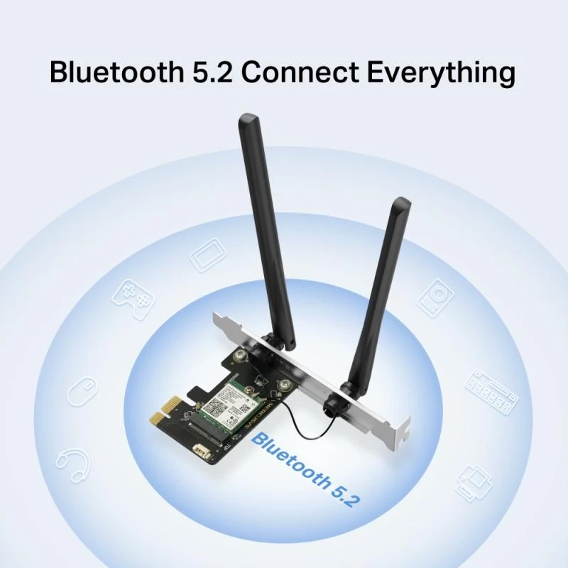 Mercusys WL-PCI AX3000 Dual-Band Bluetooth Express -sovitin (MA80XE)