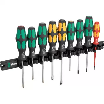 Wera 9650 magneettikisko Kraftform ruuvimeisselisarja, 9-osainen (05051012001)