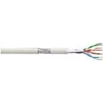 LogiLink EconLine - bulk-kaapeli - 100 m - SFTP, PiMF - CAT 6 - vankka - harmaa