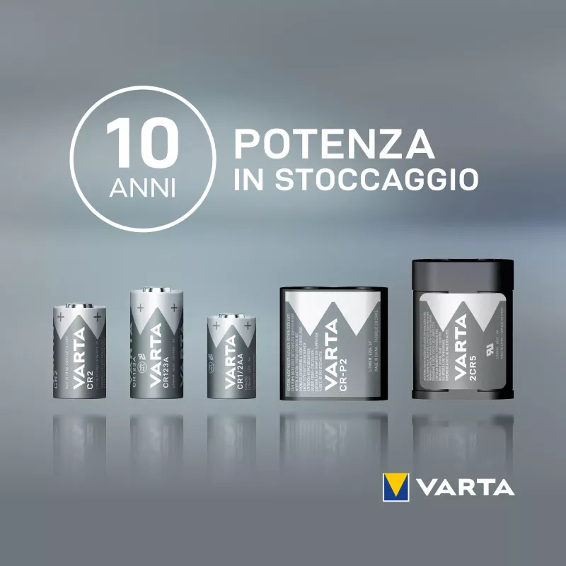 Varta Litium CR123A 3V 1600mAh kameraparisto