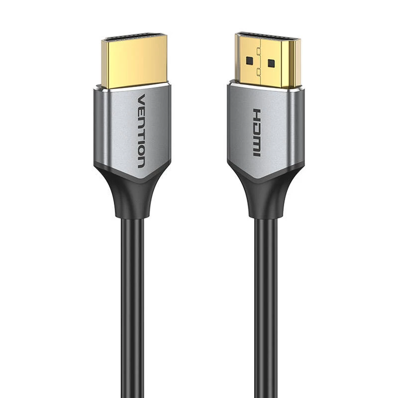 Ultra ohut HDMI HD -kaapeli Vention ALEHF 1m 4K 60Hz (harmaa)
