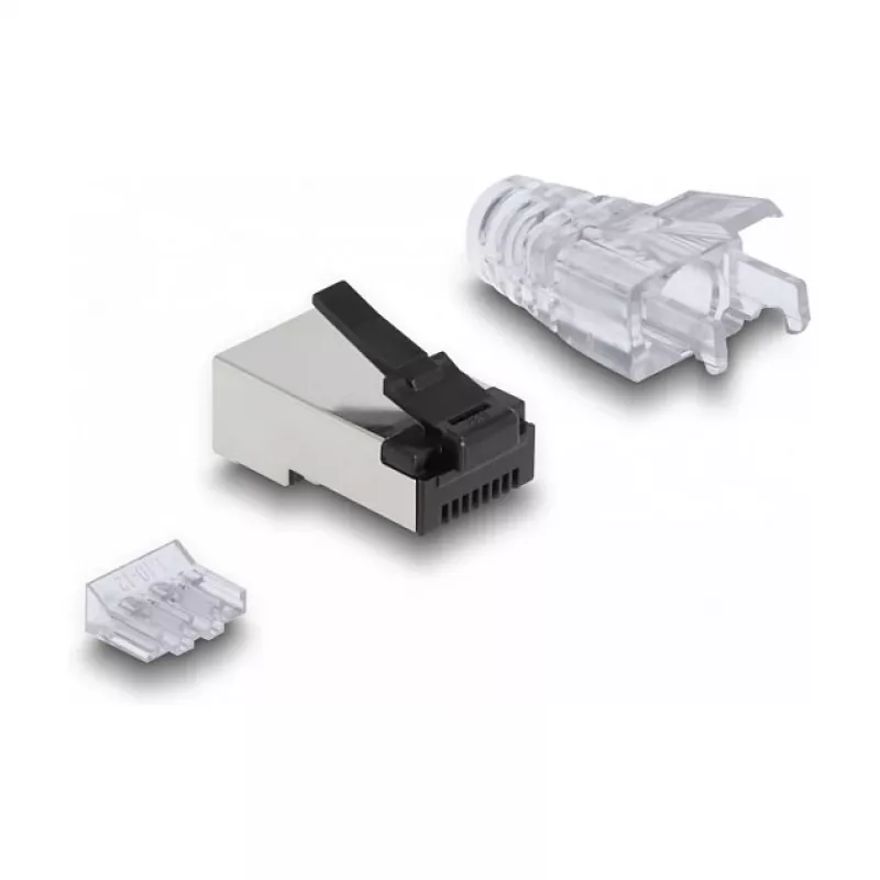DeLOCK RJ45-modulaariliitin Cat.6 50 kpl sarja kestävällä lukitusvivulla