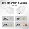 USB-C-laturi YENKEE G45 VOLT 45W Power Delivery 3.0, 3A lähtö