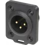 Neutrik NC3MDX-TOP johdinliitin XLR musta (NC3MDX-TOP)