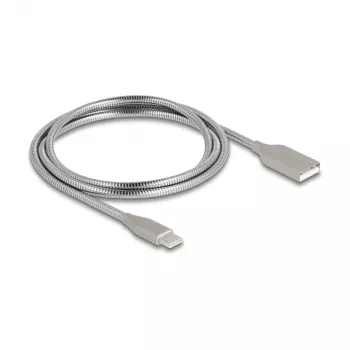 USB-kaapeli DeLOCK 81258 hopea