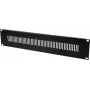 Etupaneeli Omnitronic ZL-19 sw 2HE — räkki-etupaneeli, musta, 2HE (malli 30100628)