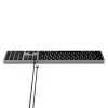 Satechi ohut W3 näppäimistö USB-C numeronäppäimistöllä (Space Gray)
