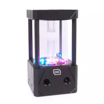 Alphacool Eisbecher Aurora D5 150 mm paisuntasäiliö VPP Apex D5 -pumpulla, asetaali/lasi (13327)
