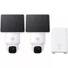 Eufy SoloCam E30 (2-pack) + Homebase 2 kupoli IP-valvontakamera ulkokäyttöön 2048 x 1080 pikseliä seinä