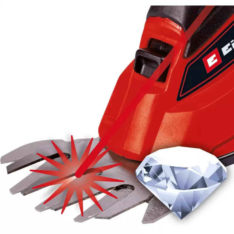 Einhell GE-CG 18 Li - Solo 100mm punainen akku-ruohosakset (3410370)