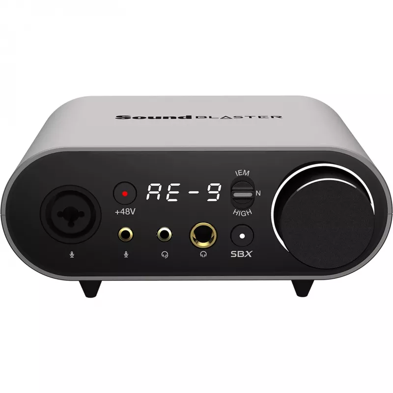Äänikortti Creative Labs SoundBlaster AE-9 — 32-bittinen / 384 kHz toisto ja tallennus
