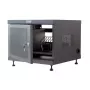 Telinehylly TECHLY 367652 kaapelinhallinta 3M-teippikiinnityksellä, teräs, 550×550×410 mm, musta