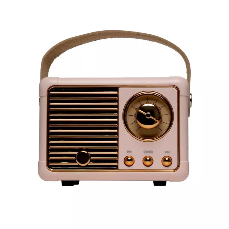 Retro-BT-kaiutin Denver BTP-203RO pinkki