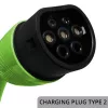 QOLTEC sähköauton laturi 22 kW 400 V WiFi (TUYA) 7 m kaapelilla