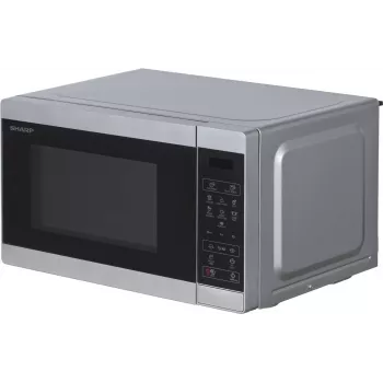 Sharp YC-MS02E-S mikroaaltouuni hopea soolo-mikroaaltouuni työtaso 20 l 800 W
