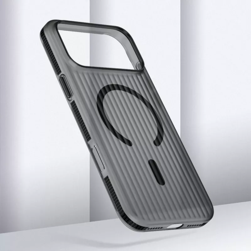 4smarts Design Case Aero iPhone 17 Pro -puhelimelle, musta (541641)