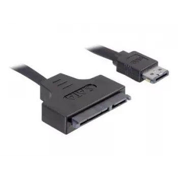 SATA-kaapeli DeLOCK ESATAP-100 0,5 m, musta
