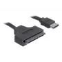 SATA-kaapeli DeLOCK ESATAP-100 0,5 m, musta