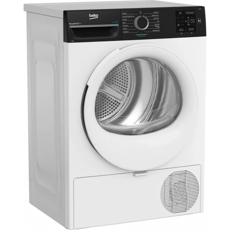 Kuivausrumpu BEKO BM3T3823WBW ohut malli