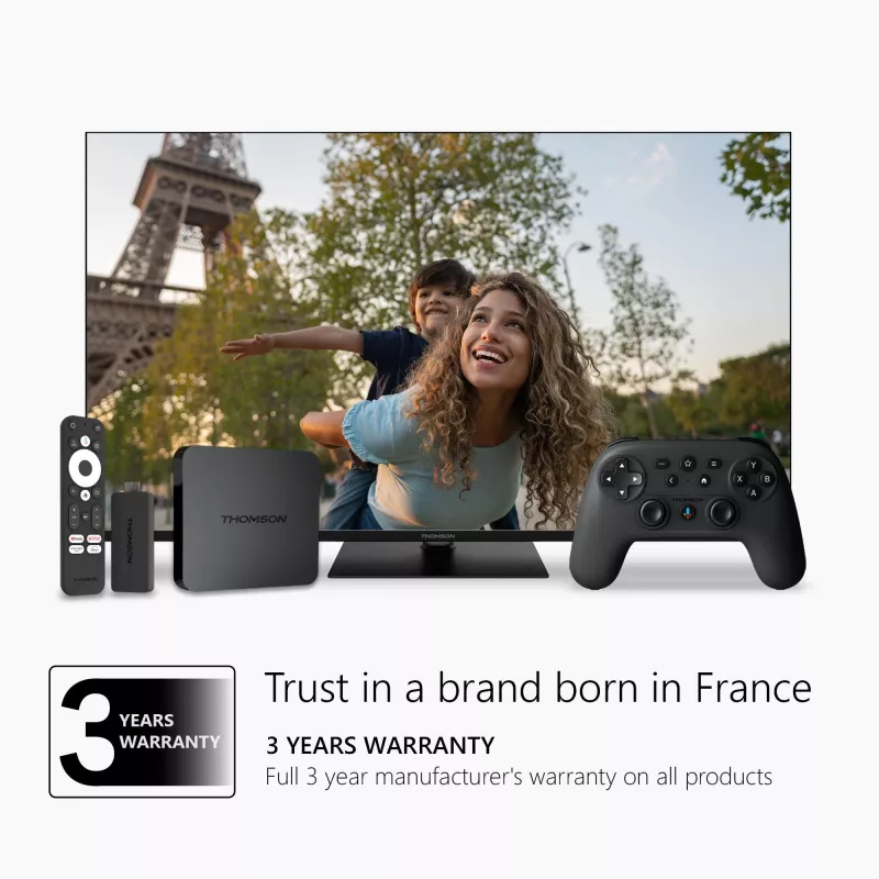 TV-sarjan lisävaruste tikku Google TV 4K/145 Thomson