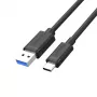 UNITEK KAAPELI USB-C, USB-A, 5 GBPS, 2M