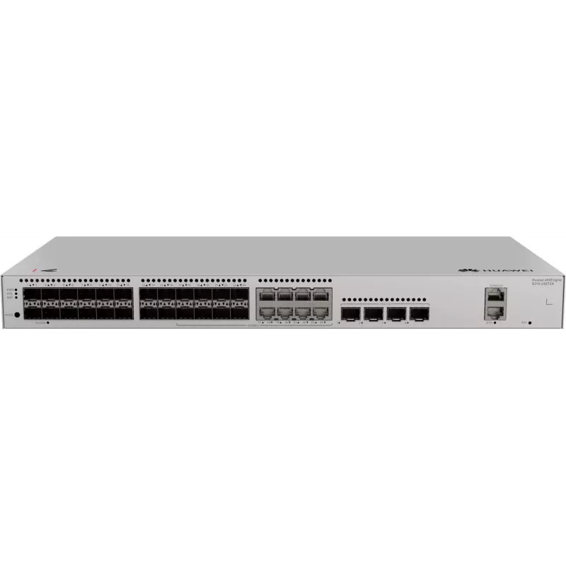 Huawei S310-24ST4X optinen kytkin, 8x Combo ETH, 4x SFP+ 24x SFP (8x Combo ETH), 4x SFP+