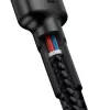USB-C-USB-C-kaapeli Baseus CATKLF-G91 1 m, USB-C-pistoke, 0,48 Gbit/s, musta