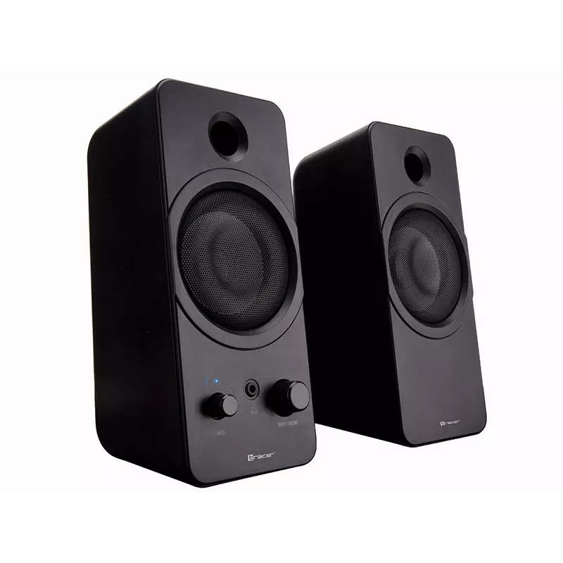 Pöytäkaiuttimet 2.0 TRACER Mark 12 W, USB-virransyöttö, Bluetooth, 2-tie, 2 elementtiä, musta