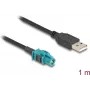 DeLOCK kaapeli HSD Z pistoke naar USB 2.0 Type-A pistoke 1 m