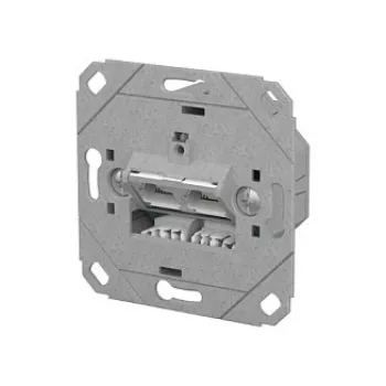 METZ CONNECT -liitäntärasia E-DAT C6A LSA++ 2 porttia UP0 metalli