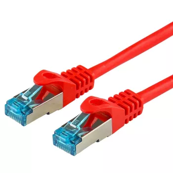 Verkkokaapeli LOGON SSTP Cat5e, RJ-45–RJ-45, 0,3 m, punainen