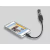 USB-kaapeli Micro-USB B - USB A DELOCK 83293 0,18 m